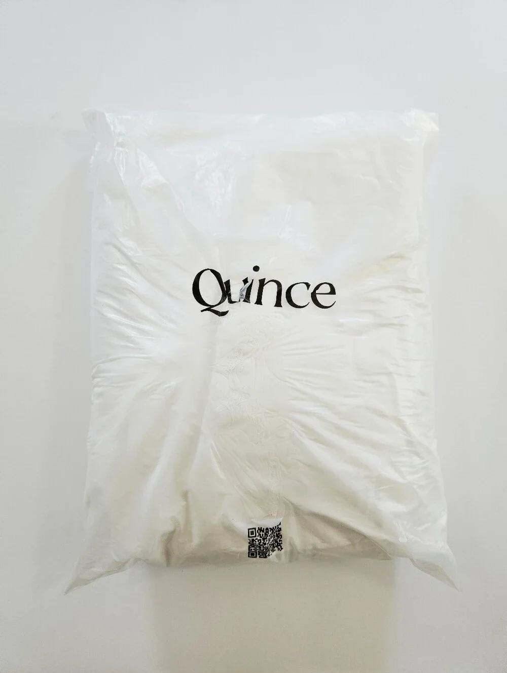 NWT Quince Hypoallergenic Organic Bamboo Sateen Duvet Cover in White Full/Queen